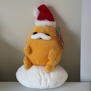 Santa gudetama plush